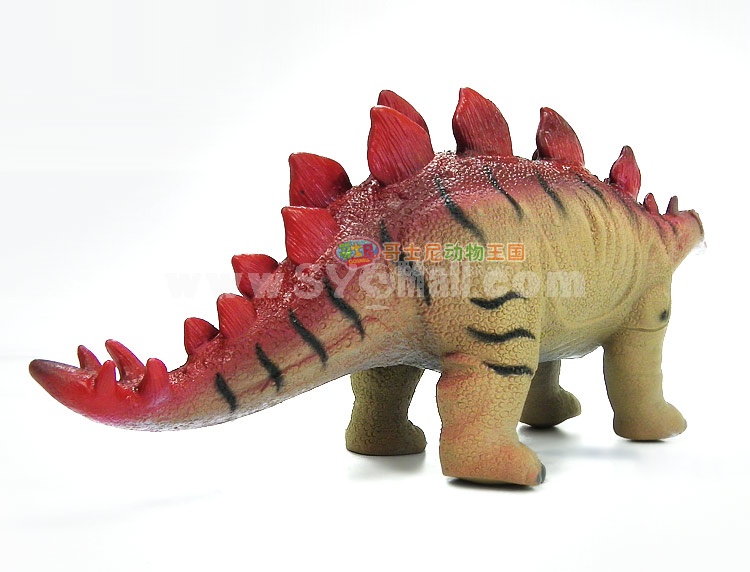Rubber Dinosaur Toys Imitate Toys Stimulation Models -- Stegosaurus