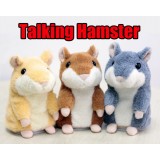 wholesale - 5.5" Russian Talking Hamster 4 Colors Stuffed Animal Voice Recording / Repeating Toy