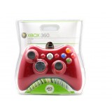 Wholesale - Wire Game Controller with Receiver for XBox 360 Red