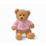 Wholesale - Bear Plush Toy Pink Girl Bear 34cm/13.4" Tall