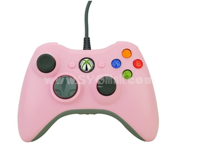 Wire Game Controller for XBox 360-Pink