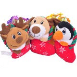 Wholesale - Squeaking Dog Chewing Toy Plush Toy Dog Toy Pet Toy -- Christmas Animal