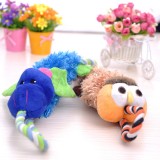 Wholesale - Squeaking Dog Chewing Toy Plush Toy Dog Toy Pet Toy -- Hippo/Bee