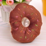 Wholesale - Squeaking Dog Chewing Toy Plush Toy Dog Toy Pet Toy -- Doughnut