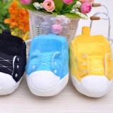 Wholesale - Squeaking Dog Chewing Toy Plush Toy Dog Toy Pet Toy -- Cartoon Shoe