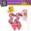 Fat Cat Dog Toy Pet Toy Dog Chewing Toy -- Pink Snake