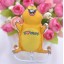 Fat Cat Squeaking Cat Toy Pet Toy Chewing Toy -- Yellow Chipmunk