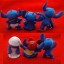 Lilo & Stitch Holloween Theme Garage Kits PVC Toys Model Toys 6pcs/Lot 6cm/2.4inch 
