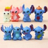 wholesale - Lilo & Stitch Action Figure Toys PVC Mini Figurines 8pcs Set 4cm/1.6"