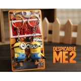Wholesale - DESPICABLE ME 2 The Minions 3D Eyes PVC Key Chain 2pcs/Pair 2.0"
