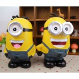 Wholesale - Despicable Me 2 The Minions Garage Kits Resin Money Box Piggy Bank 7.5inch Tall