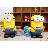 Wholesale - Despicable Me 2 The Minions Garage Kits Resin Money Box Piggy Bank 6.7inch Tall