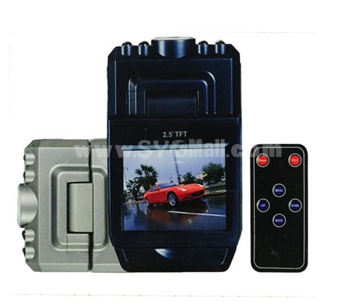 M300 2.5" TFT LCD Screen HD IR Night Vision Anti-shake Motion Detecion Vehicle Car DVR with Micro SD/TF Card Slot