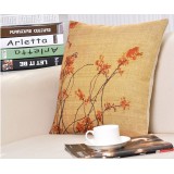Wholesale - Decorative Printed Rural Style Throw Pillow Cover Cushion Cover No Pillow Inner -- Reed Tree