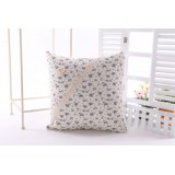 Wholesale - Decorative Printed Morden Stylish Throw Pillow Cover Cushion Cover No Pillow Inner -- Little Fresh Flowers