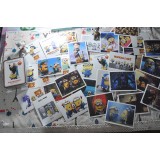Wholesale - The Minions Paper Cards DESPICABLE ME 2 Paper Cards with Shiny Film & Polished Iron Box 33pcs