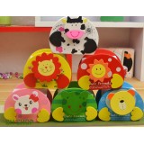 Wholesale - Cartoon Wooden Money Box Piggy Bank Children Toy Desk Decoration I203