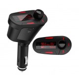 Wholesale - MP3 Player Wireless FM Transmitter Modulator USB SD MMC LCD With Remote, Red Backlight