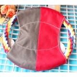 Wholesale - Dog Training Cotton String and Canvas Disc Flyer Dog Toy 3 Pcs Set 18cm/7inch