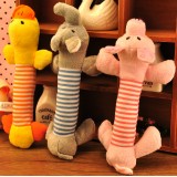 Wholesale - Squeaking Dog Chewing Toy Plush Toy Dog Toy Pet Toy - Cartoon Animals 25cm/10inch