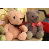 wholesale - Cute & Novel Ribbon teddy Bear Plush Toy 18cm/7" 2PCs