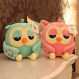 Wholesale - Cartoon Night Owl Plush Toy 18cm/7" 2PCs