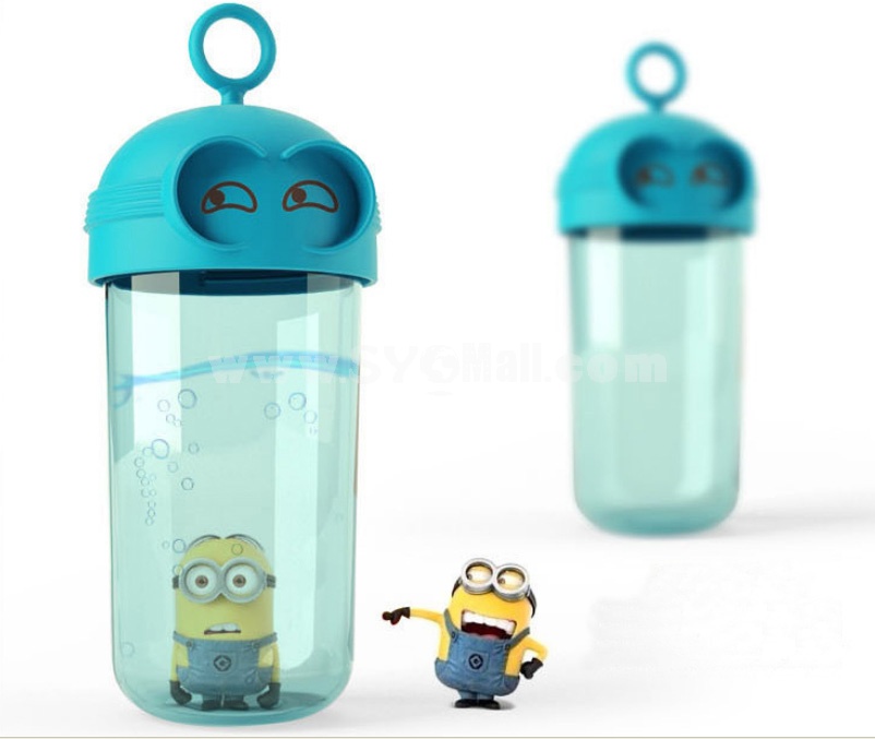 Tne Minions Despicable ME Carl Portable Cup Transparent Leak-proof Cup