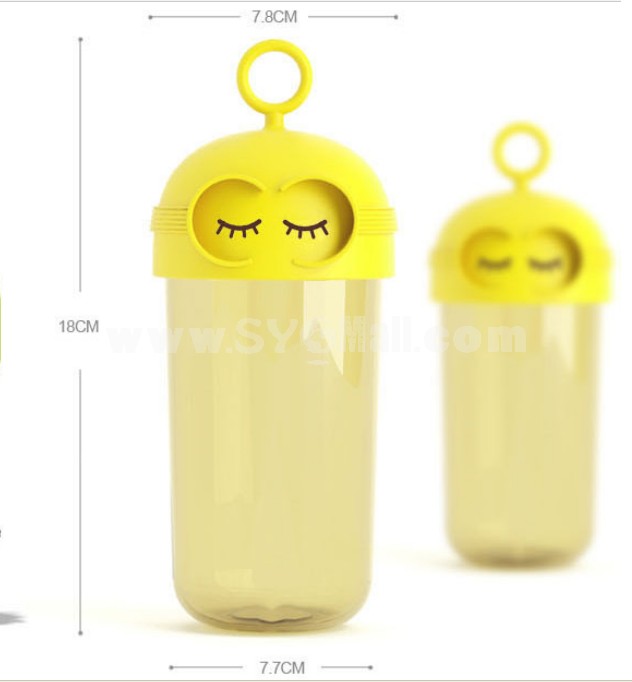 Tne Minions Despicable ME Carl Portable Cup Transparent Leak-proof Cup