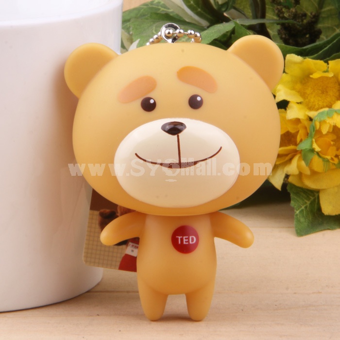 Cute Ted Bear Vinyl Figure Toy Cellphone Pendant Bag Pendant
