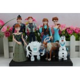 Wholesale - Frozen Elsa Anna and Olaf Action Figure/Garage Kits PVC Toys MAction Figures 2.7-4.7" 8pcs/Kit 