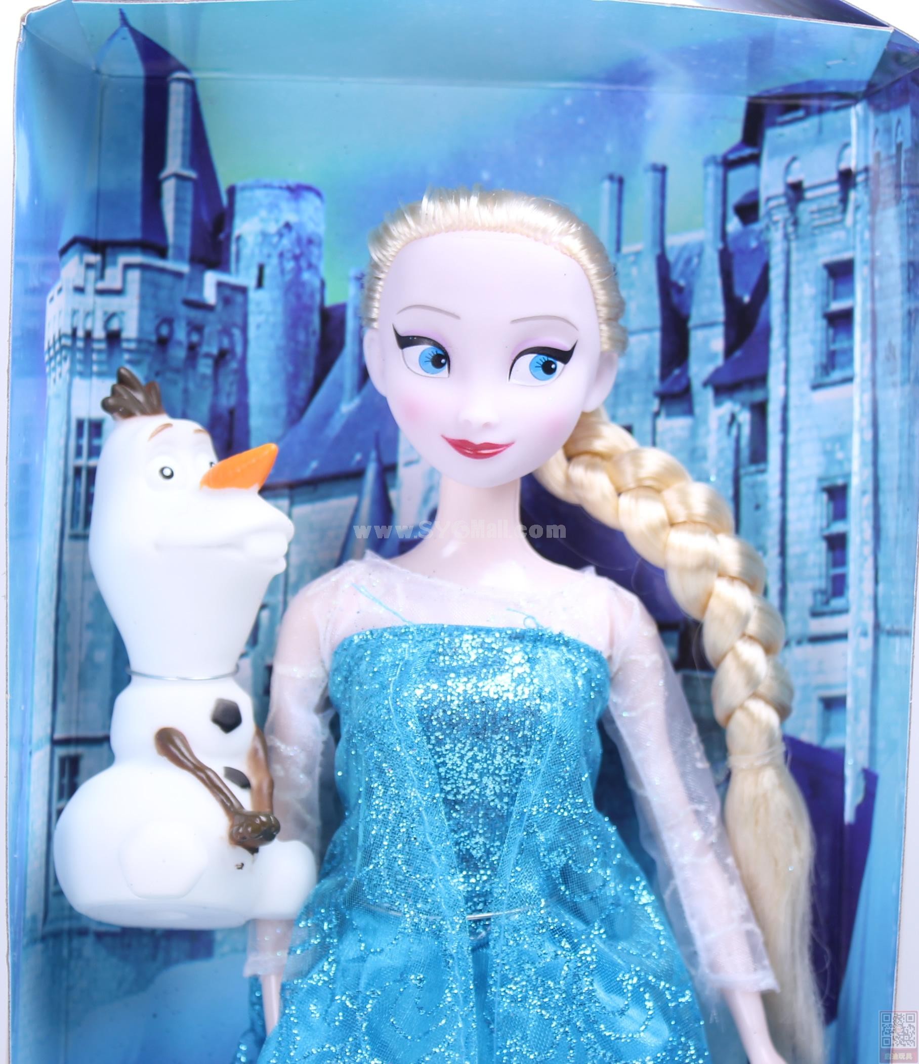 Frozen Princess Figure Toys Figure Doll 33cm/13.0inch -- Elsa with Olaf