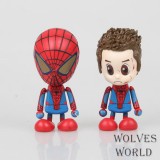 wholesale - Cute & Novel Spider-Man Action Figure Parker & Spider-man 3.5" 2pcs/Kit 3301