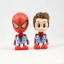 Cute Spider-man Figure Toy Parker & Spider-man 3.5inch 2pcs/Lot 3302