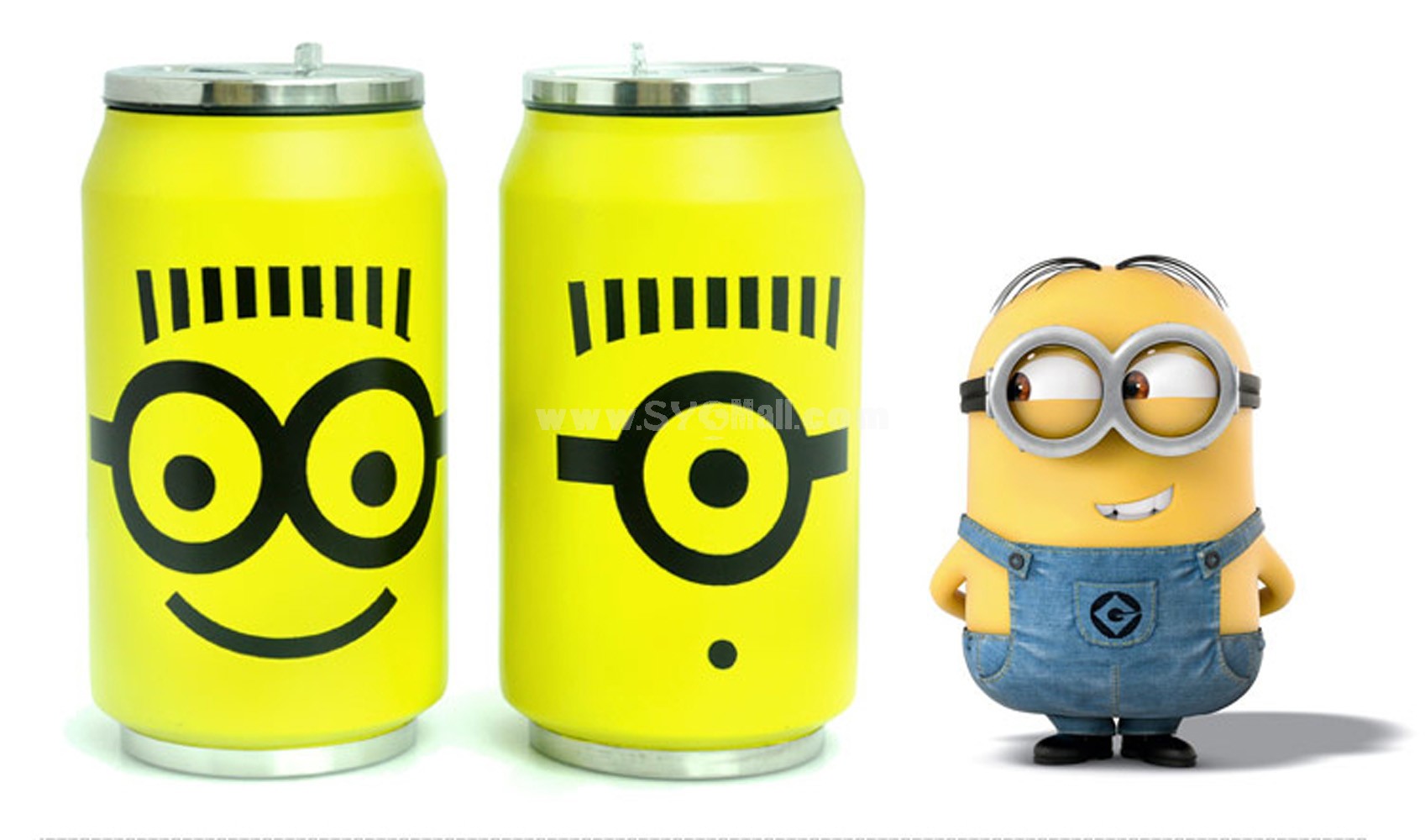 Deipicable Me Minions Stainless Steel Double-layer Thermos Cup Bottle 