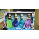 Wholesale - Frozen Princess Action Figures Figure Dolls 23cm/9" 4pcs/Kit