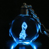 Wholesale - Frozen Princess Colorful Crystal Pendant Key Chain Cellphone Charm -- Olaf 2