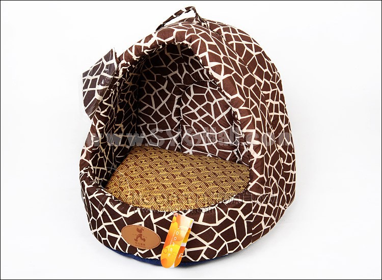 Dog Bed Yurt Shape Soft and Machine Washable Medium Size 40cm/16inch