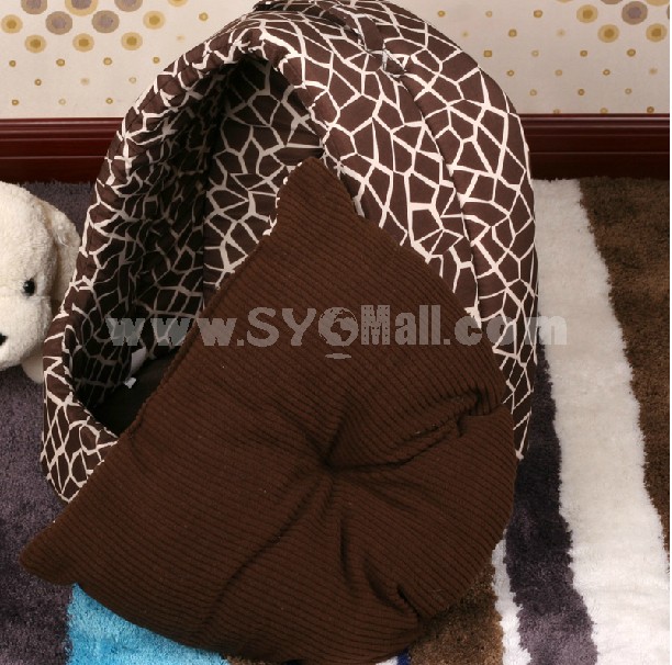 Dog Bed Yurt Shape Soft and Machine Washable Medium Size 40cm/16inch