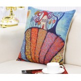 Wholesale - Decorative Printed Morden Stylish Throw Pillow Cover Cushion Cover No Pillow Inner -- Mushroom House