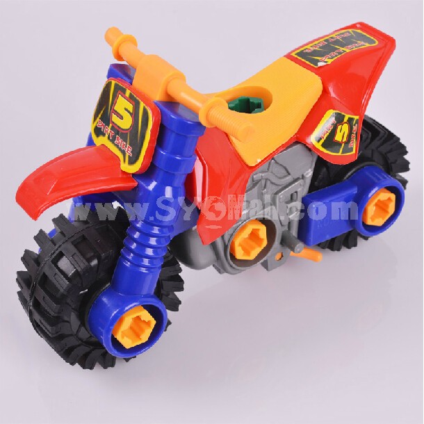 Assembly Toy Motorcycle Children's Blocks Educational Toy