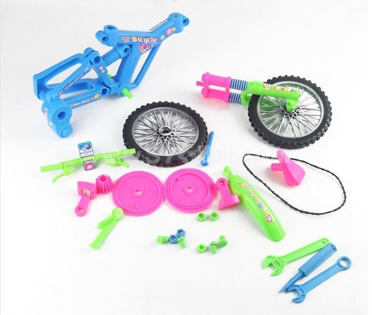 Assembly Toy Bicyle Children's Blocks Educational Toy