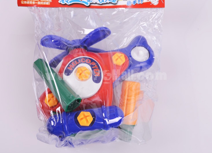 Assembly Toy Helicopter Block Toys Educational Toy