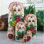 7pcs Wooden Russian Nesting Doll Toy Handmade Wishing Dolls