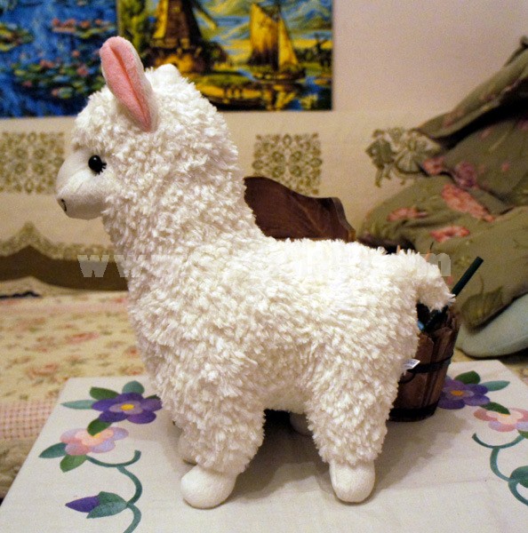 Cute Alpaca Plush Toy Llama Stuffed Animal Kids Doll 23cm/9inch