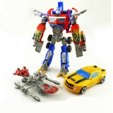 Wholesale - Transformation Robot Optimus Prime and Bumblebee Small Size 2Pcs Set 27cm/11inch 15cm/6inch