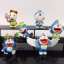 Doraemon Figures Toys Key Chains 6pcs/Lot 5cm/2.0inch 