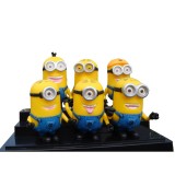 wholesale - Deipicable Me The Minions Figures Toys Vinyl Toys with Gift Box 6pcs/Lot 15cm/5.9inch