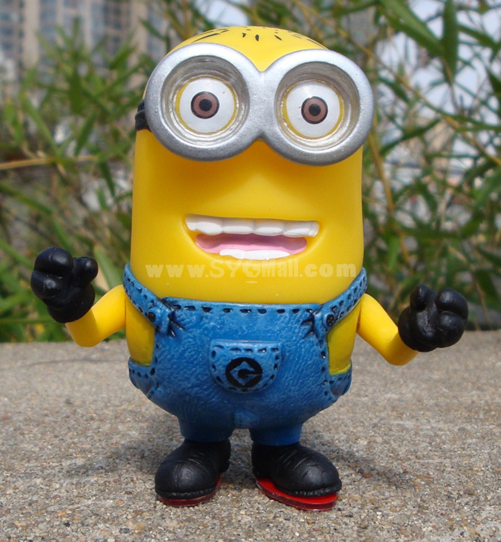 Deipicable Me The Minions Figures Toys Vinyl Toys with Gift Box 6pcs/Lot 15cm/5.9inch