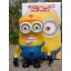 Deipicable Me The Minions Figures Toys Vinyl Toys with Gift Box 6pcs/Lot 15cm/5.9inch