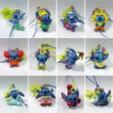 Wholesale - Twelve Constellations Stitch Figures Toys Cellphone Pendants 12pcs/Lot 1.2inch